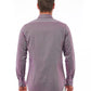 Burgundy Slim Fit French Collar Shirt