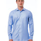 Elegant Slim Fit Light-Blue Shirt