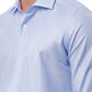Elegant Slim Fit Light-Blue French Collar Shirt