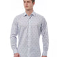 Elegant Multicolor Regular Fit Italian Collar Shirt