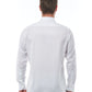 Elegant White Italian Collar Shirt - Regular Fit