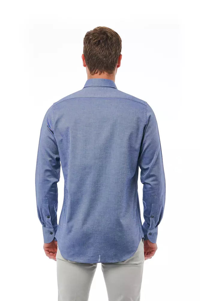 Elegant Regular Fit Italian Collar Shirt