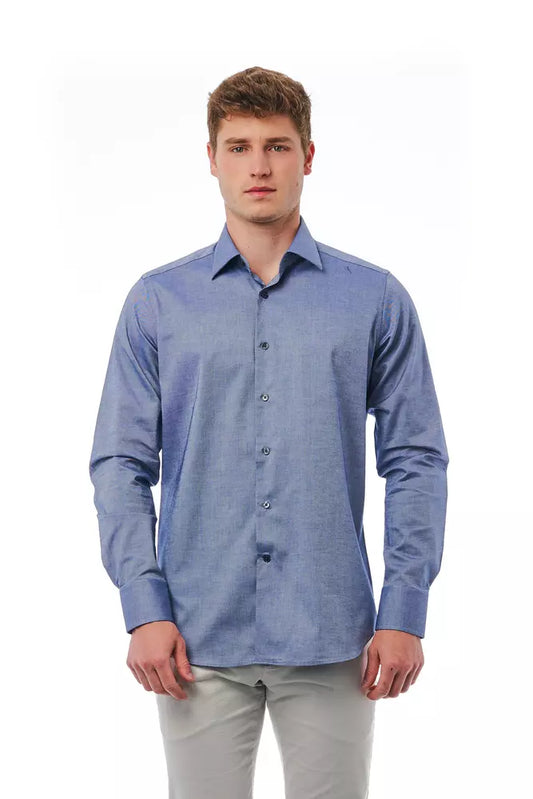 Elegant Regular Fit Italian Collar Shirt