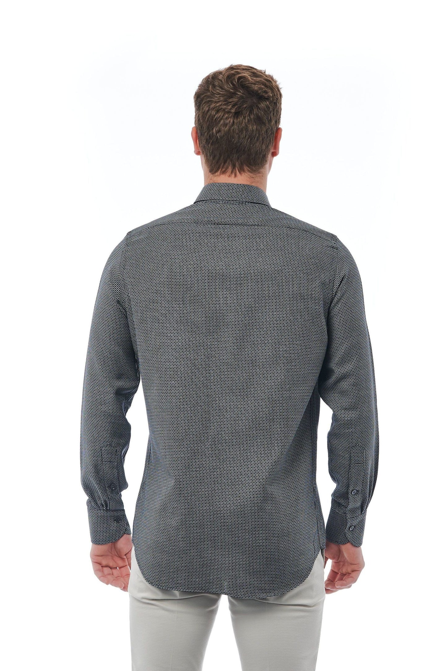 Sleek Italian Collar Regular Fit Shirt