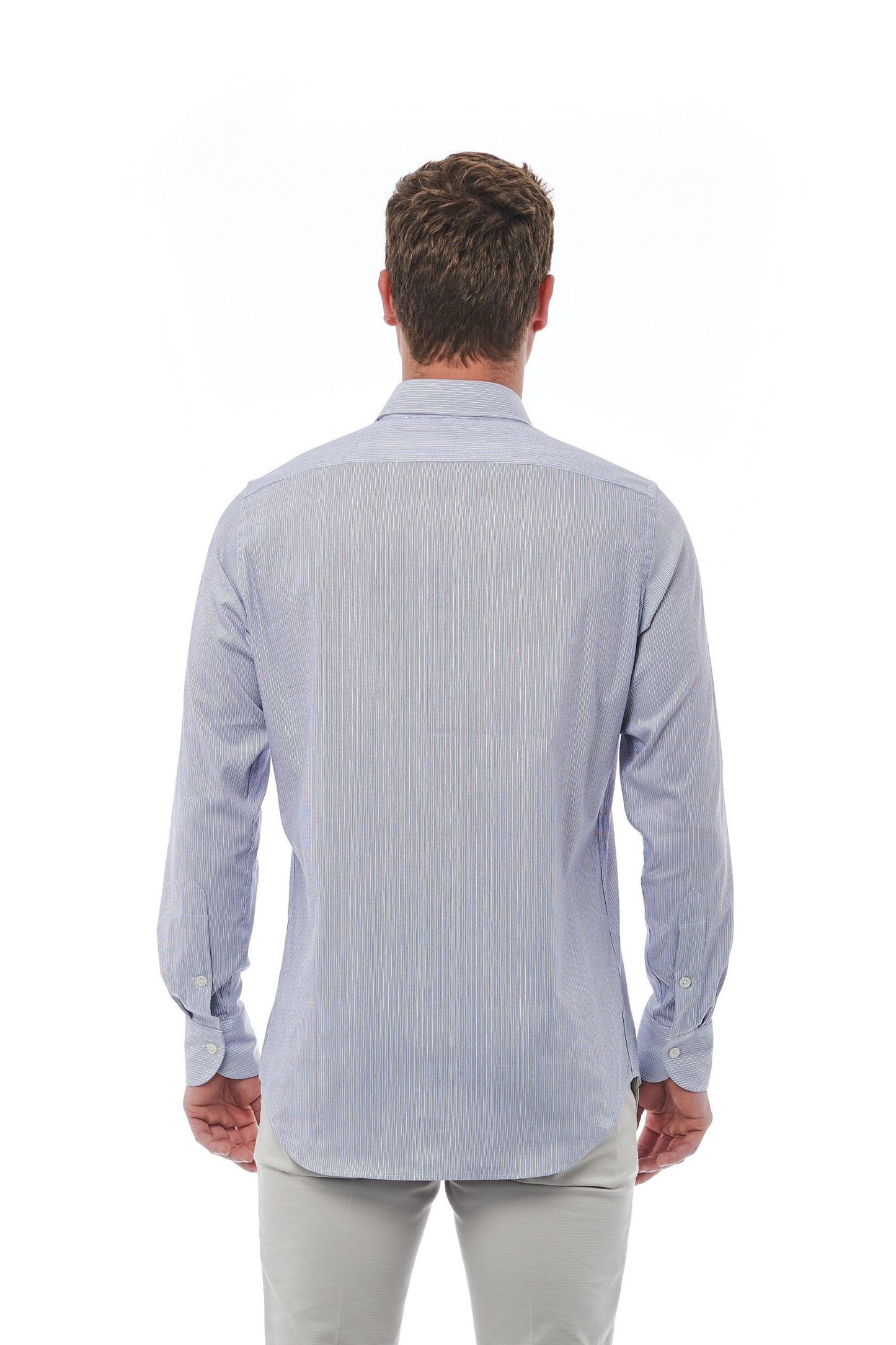 Elegant Italian Collar Regular Fit Men's Shirt