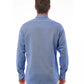 Elegant Light Blue Regular Fit Italian Collar Shirt