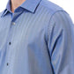 Elegant Light Blue Regular Fit Italian Collar Shirt