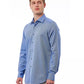 Elegant Light Blue Regular Fit Italian Collar Shirt