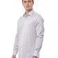 Elegant White Italian Collar Shirt