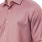 Elegant Red Cotton Italian Collar Shirt