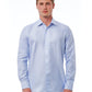 Elegant Light-Blue Cotton Shirt for Men