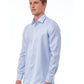 Elegant Light-Blue Cotton Shirt for Men