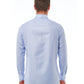 Elegant Light-Blue Cotton Shirt for Men