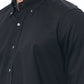 Elegant Black Cotton Button-Down Shirt
