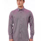 Elegant Burgundy Button-Down Shirt