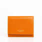 Elegant Beige Leather Mini Wallet