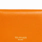 Elegant Beige Leather Mini Wallet