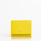 Elegant Yellow Mini Leather Wallet