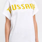 Elegant Kimono Model Cotton Tee in White