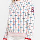 Elegant Oversized Striped Sweatshirt