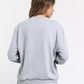 Oversized Cotton-Blend Round-Neck Sweatshirt