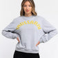 Oversized Cotton-Blend Round-Neck Sweatshirt