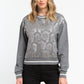 Elegant Oversized Round-Neck Cotton Sweatshirt