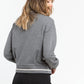 Elegant Oversized Round-Neck Cotton Sweatshirt