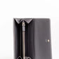 Elegant Gray Geometric Nappa Wallet