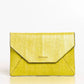 Elegant Envelope Clutch in Delicate Elaphe