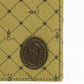 Elegant Green Crespo Leather Monogram Wallet