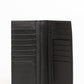 Sophisticated Crepe Leather Vertical Wallet