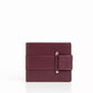 Elegant Soft Calfskin Wallet with Secure Strap