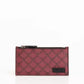 Elegant Geometric Leather Card Holder