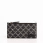 Elegant Geometric Leather Card Holder