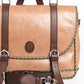 Elegant Craquele-Effect Calfskin Briefcase