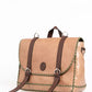 Elegant Craquele-Effect Calfskin Briefcase