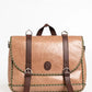 Elegant Craquele-Effect Calfskin Briefcase