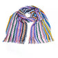 Geometric Pattern Fringed Luxury Scarf