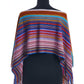 Elegant Multicolor Wool Blend Poncho