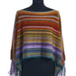 Radiant Wool-Blend Multicolor Poncho
