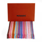Geometric Pattern Fringed Scarf in Vivid Tones