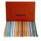 Geometric Pattern Fringed Scarf