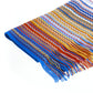 Geometric Patterned Fringed Scarf in Vivid Hues