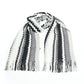 Chic Geometric Patterned Scarf with Fringes