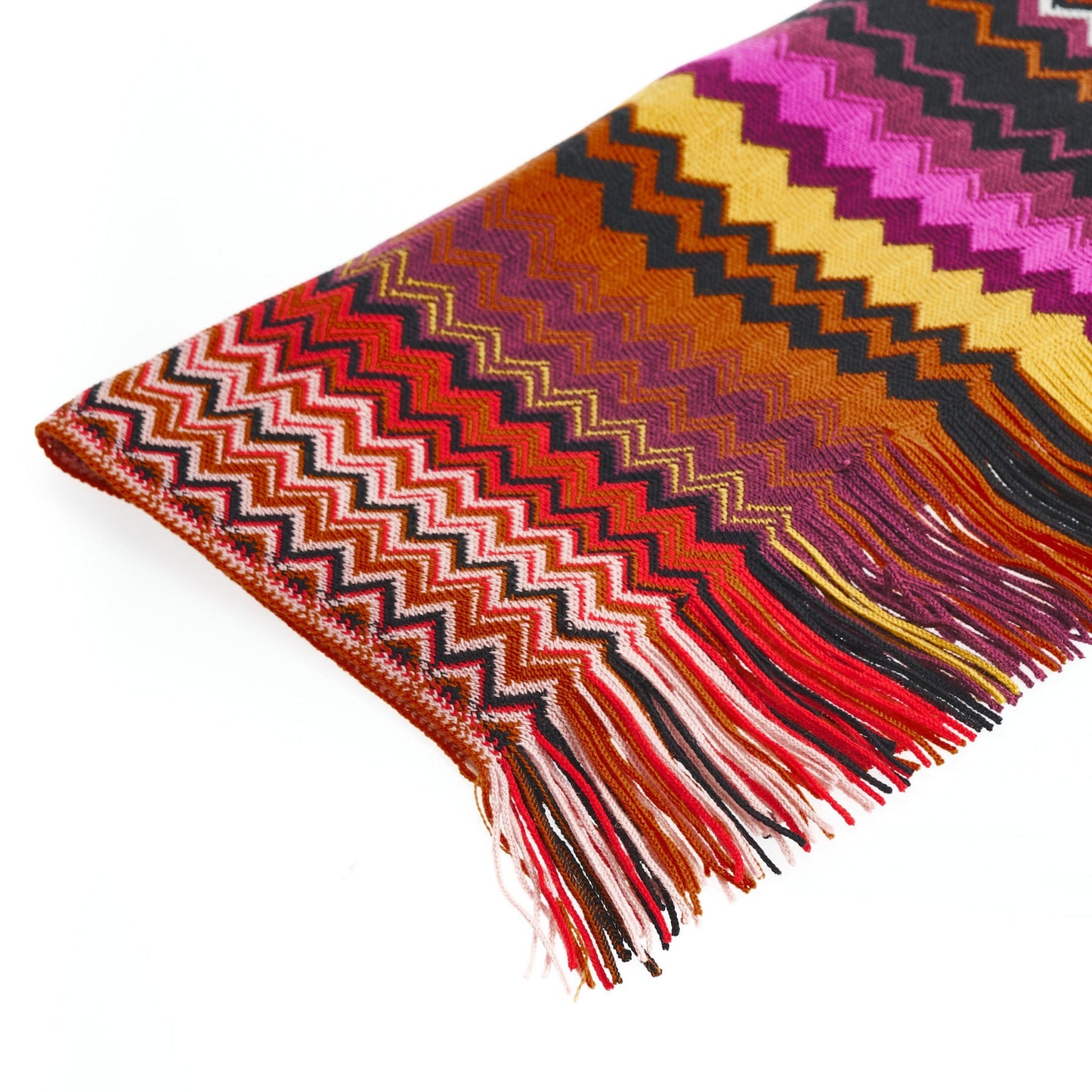 Geometric Fringed Luxury Scarf
