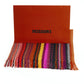 Geometric Fringed Luxury Scarf