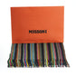 Geometric Pattern Fringed Luxury Scarf