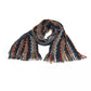 Geometric Patterned Fringe Scarf