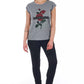 Elegant Biker Stretch Denim Jeans in Black